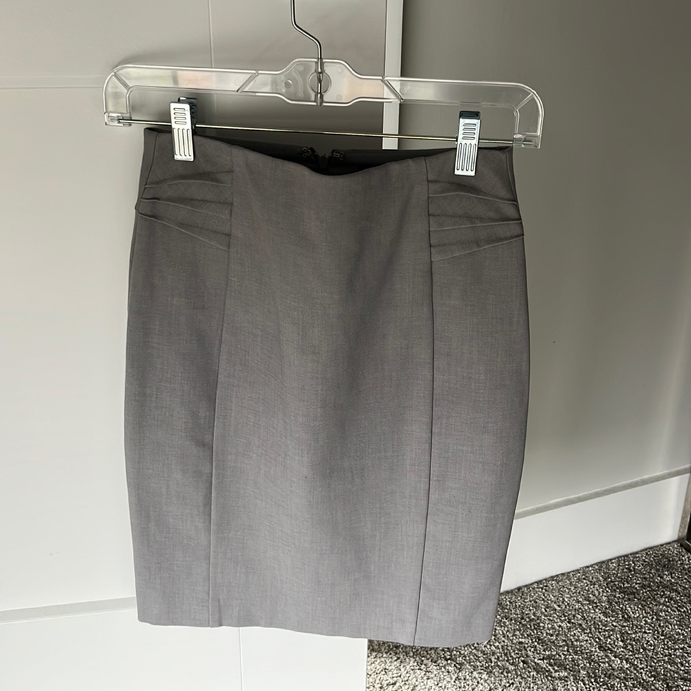 Gray Pencil Skirt from Express